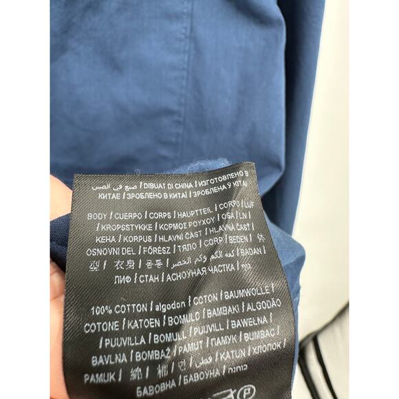 GUESS Slim Fit Button Down Dress Shirt Men XL Blue NWT - Picture 8 of 9